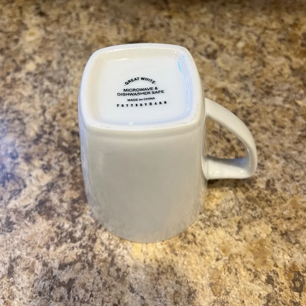 Pottery Barn Great White Classic White Mug 11 oz.